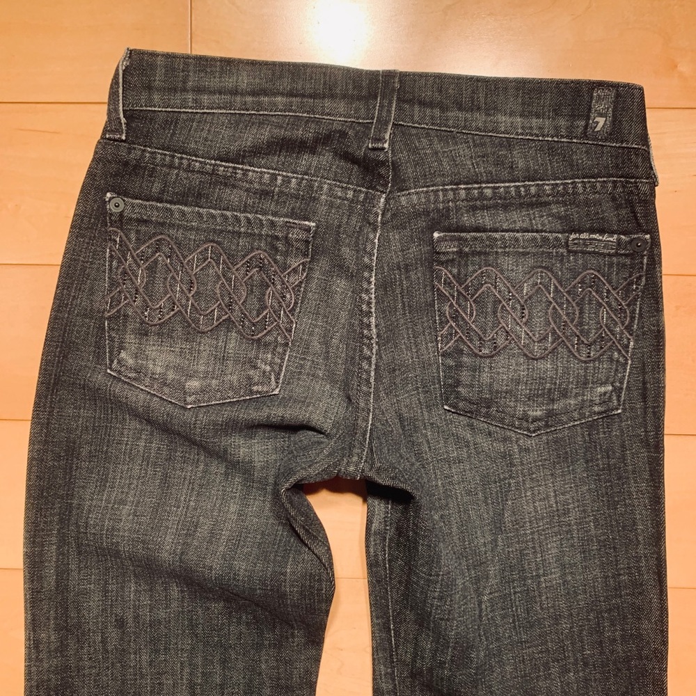 7 for all mankind Jeans Flare dark wash dojo 25